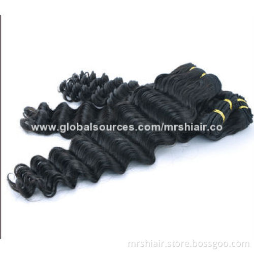 24-inch Natural Color Deep Wave Malaysian Virgin Hair